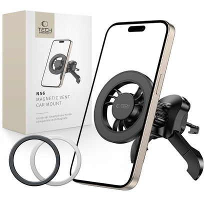 Auto nosač Magnetic Tech-Protect N56 Vent, Univerzalan, Crni