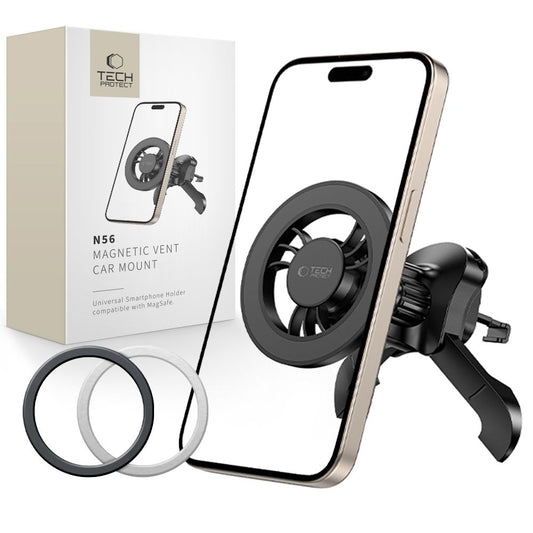 Auto nosač Magnetic Tech-Protect N56 Vent, Univerzalan, Crni