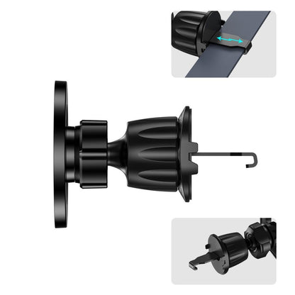 Auto nosač Magnetic Tech-Protect N56 Carbon Vent, Univerzalan, Crni