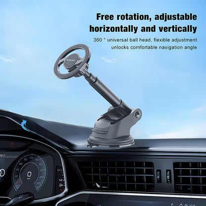 Auto nosač Magnetic Techsuit S12, Univerzalan, Crni