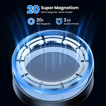 Auto nosač Magnetic Techsuit S12, Univerzalan, Crni