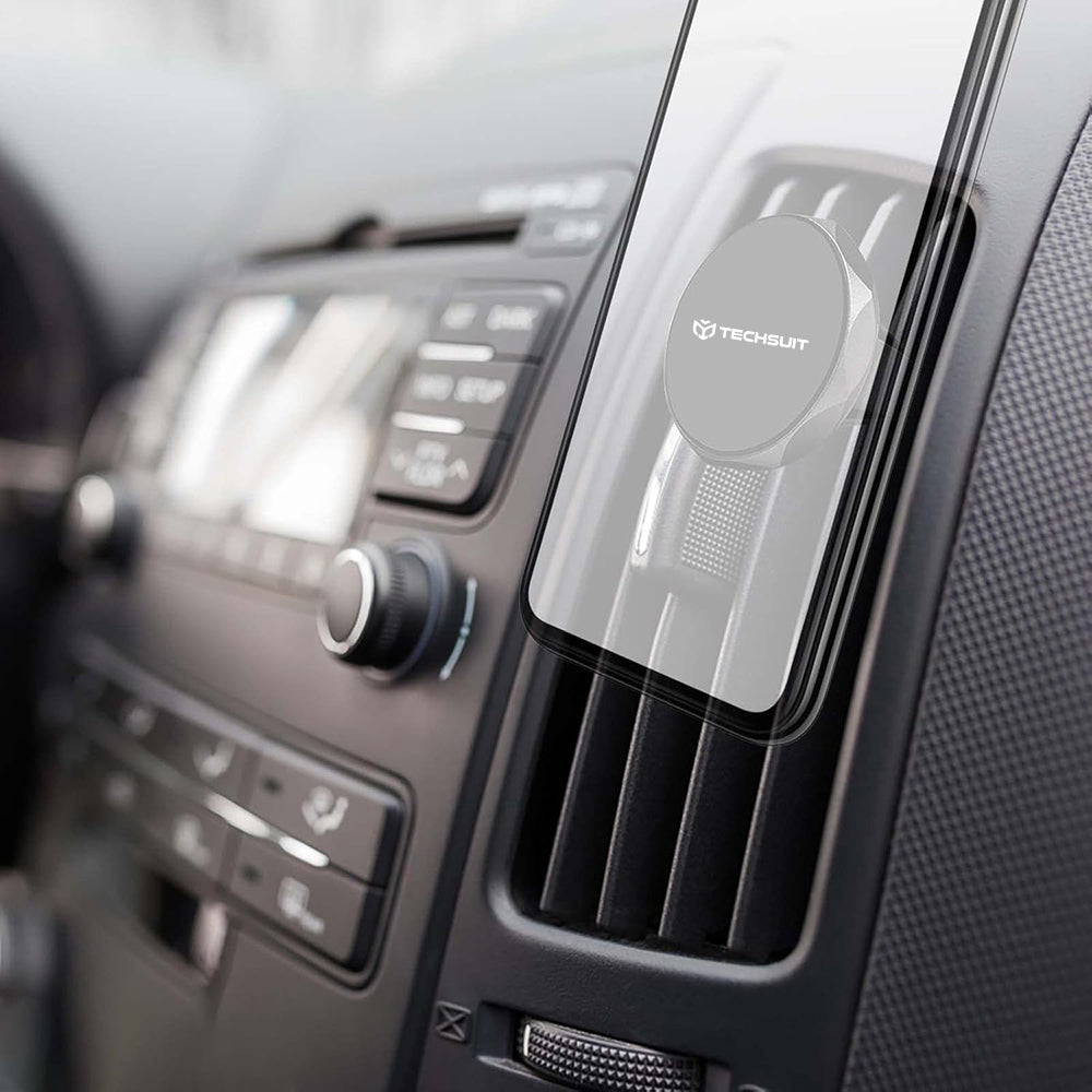 Auto nosač Magnetic Techsuit S9, Univerzalan, Srebrni