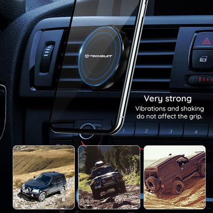 Auto nosač Magnetic Techsuit S9, Univerzalan, Srebrni