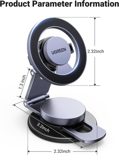 Magnetski auto nosač UGREEN LP865, Univerzalan, Crni