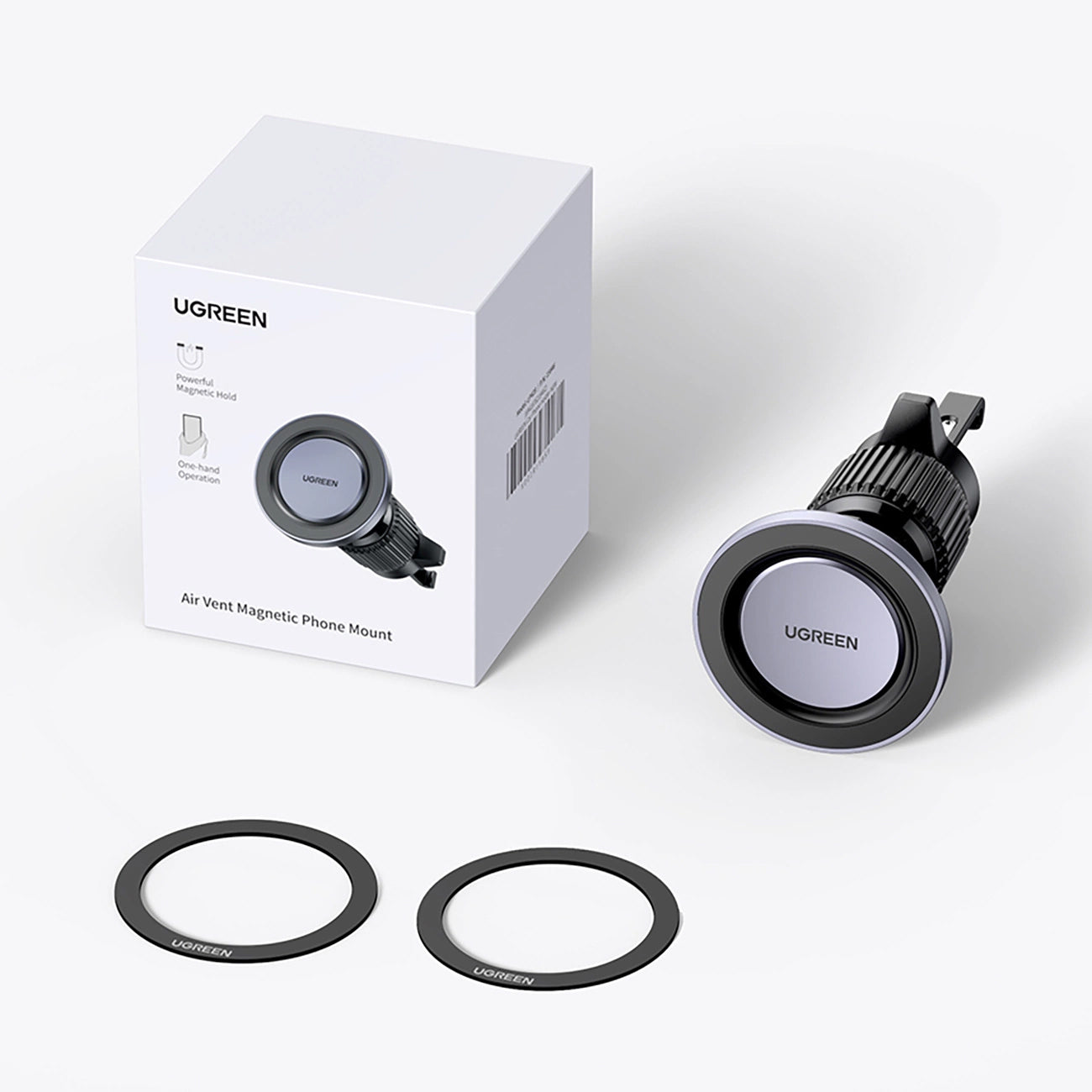 Magnetni auto nosač UGREEN LP428, Univerzalan, Crni