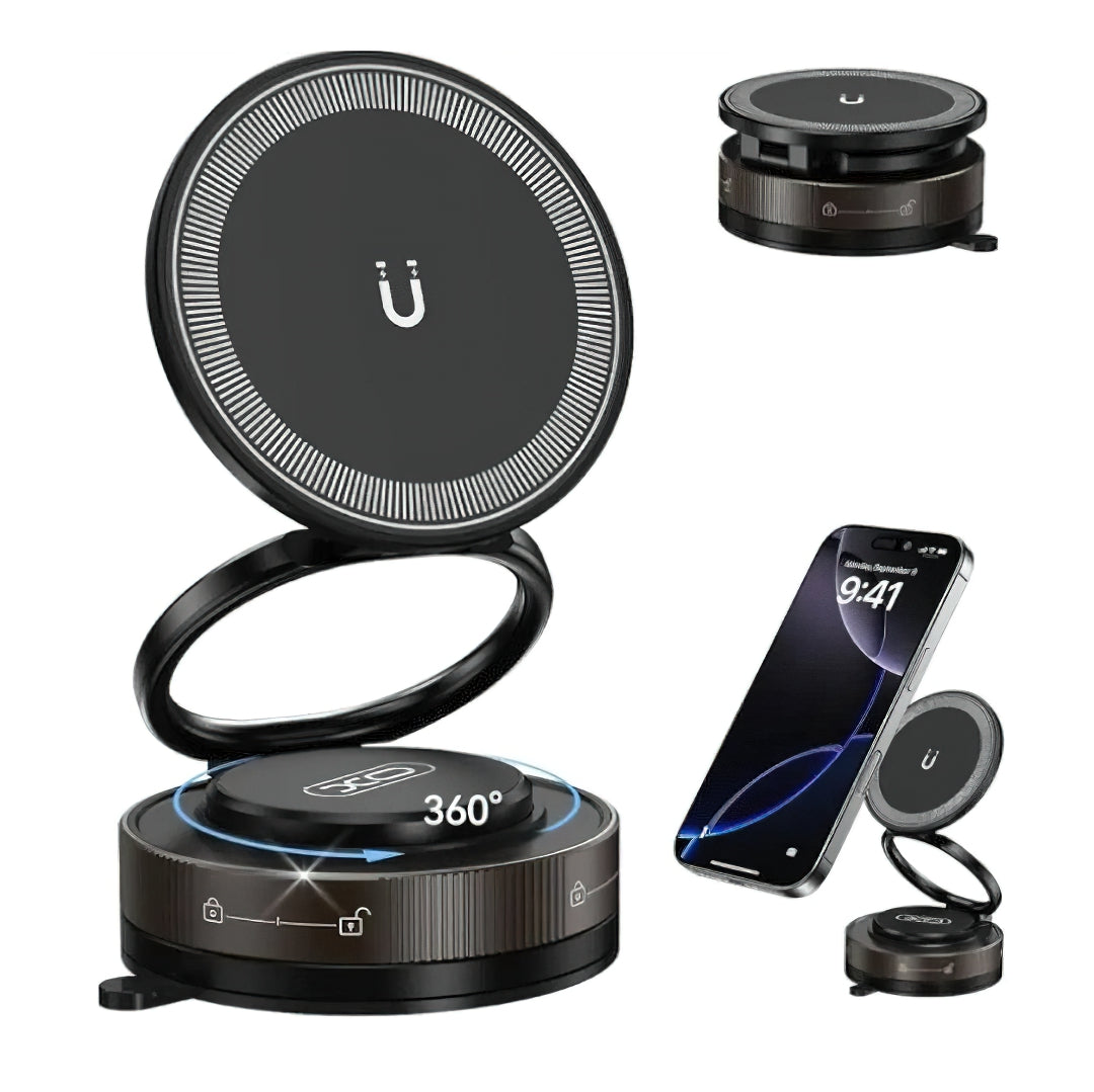 Magnetski auto nosač XO Design C177, Univerzalan, Crni