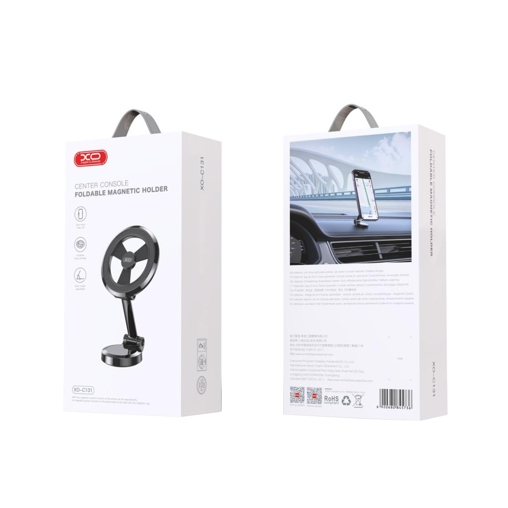 Magnetski auto nosač XO Design C131, 4.7inch - 6.9inch, Sivi
