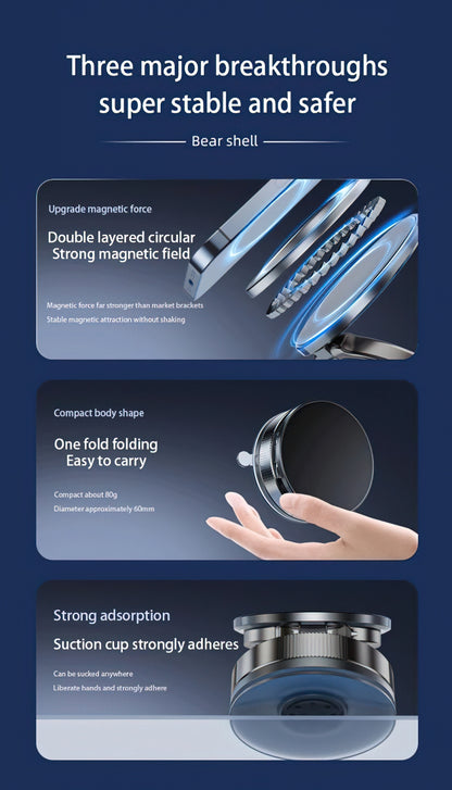 Magnetski auto nosač XO Design C177, Univerzalan, Crni