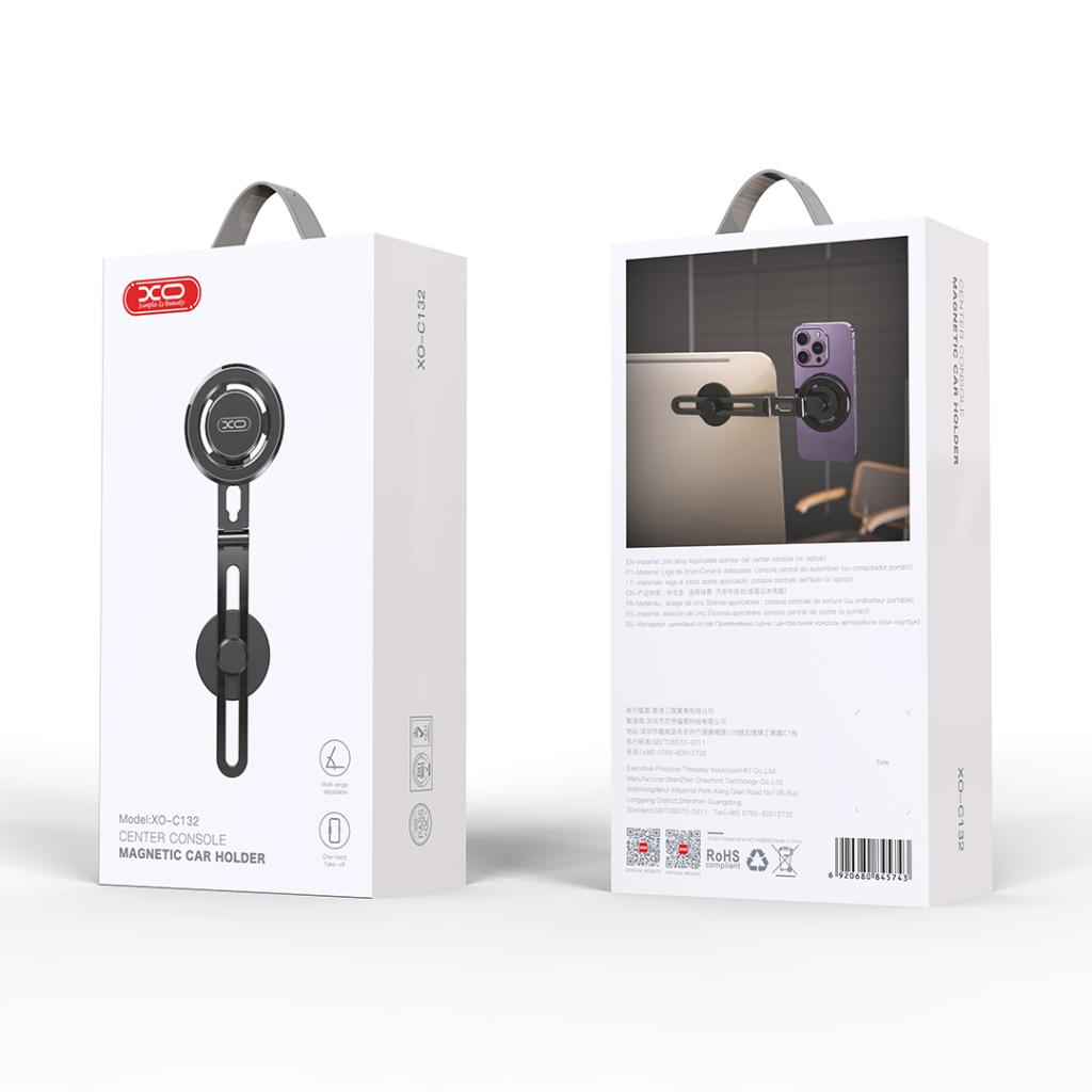 Magnetski auto nosač XO Design C132, Univerzalan, Crni