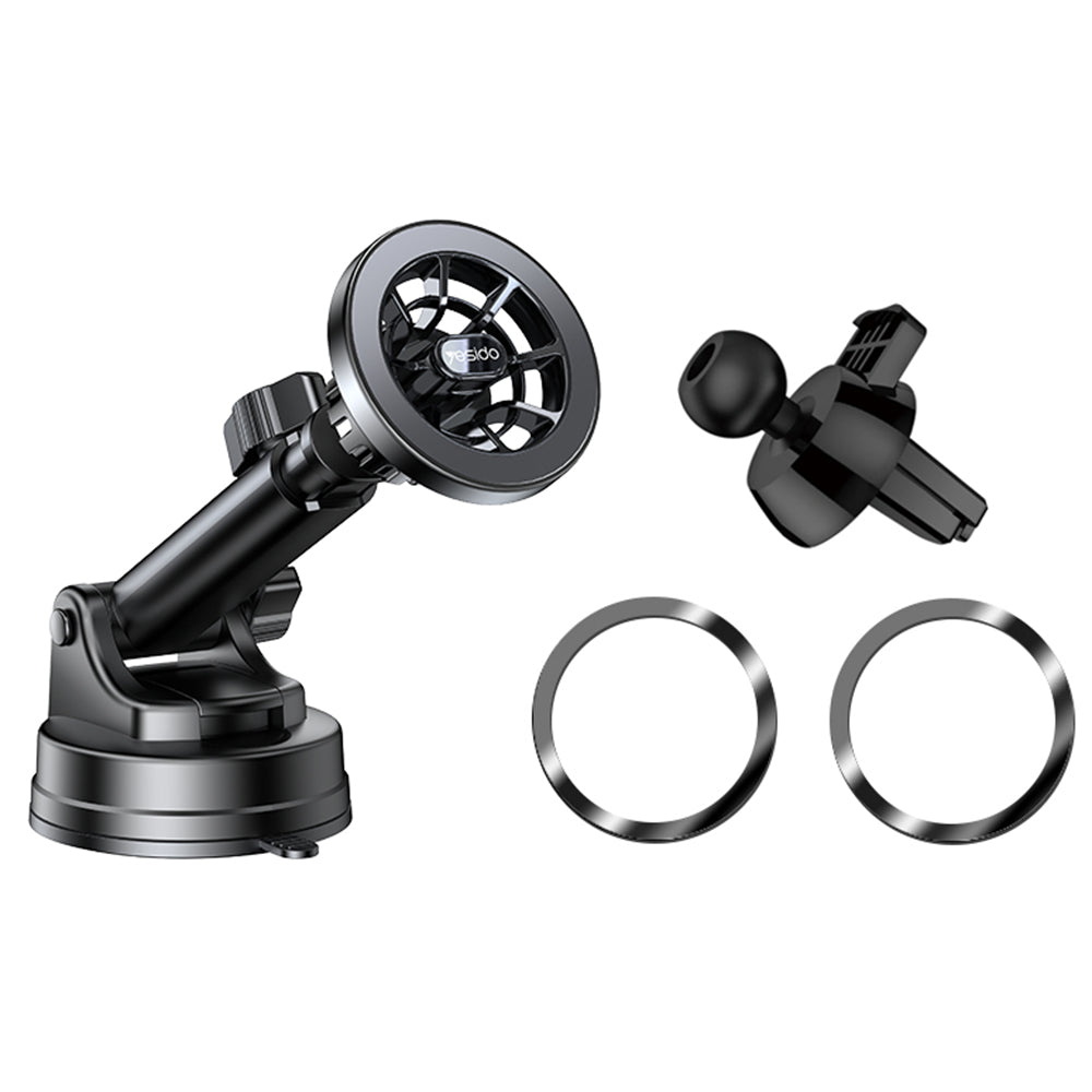 Magnetski auto nosač Yesido C158, Univerzalan, Crni