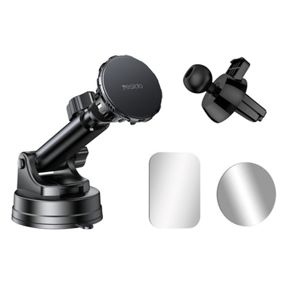 Magnetski auto nosač Yesido C160, Univerzalan, Crni