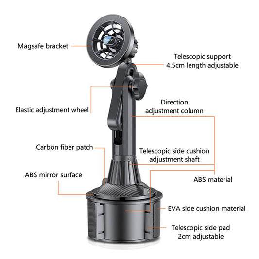Auto nosač Yesido C200, Univerzalni, Crni