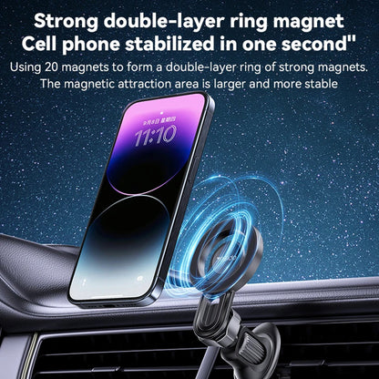 Magnetski auto nosač Yesido C209, Univerzalan, Crni