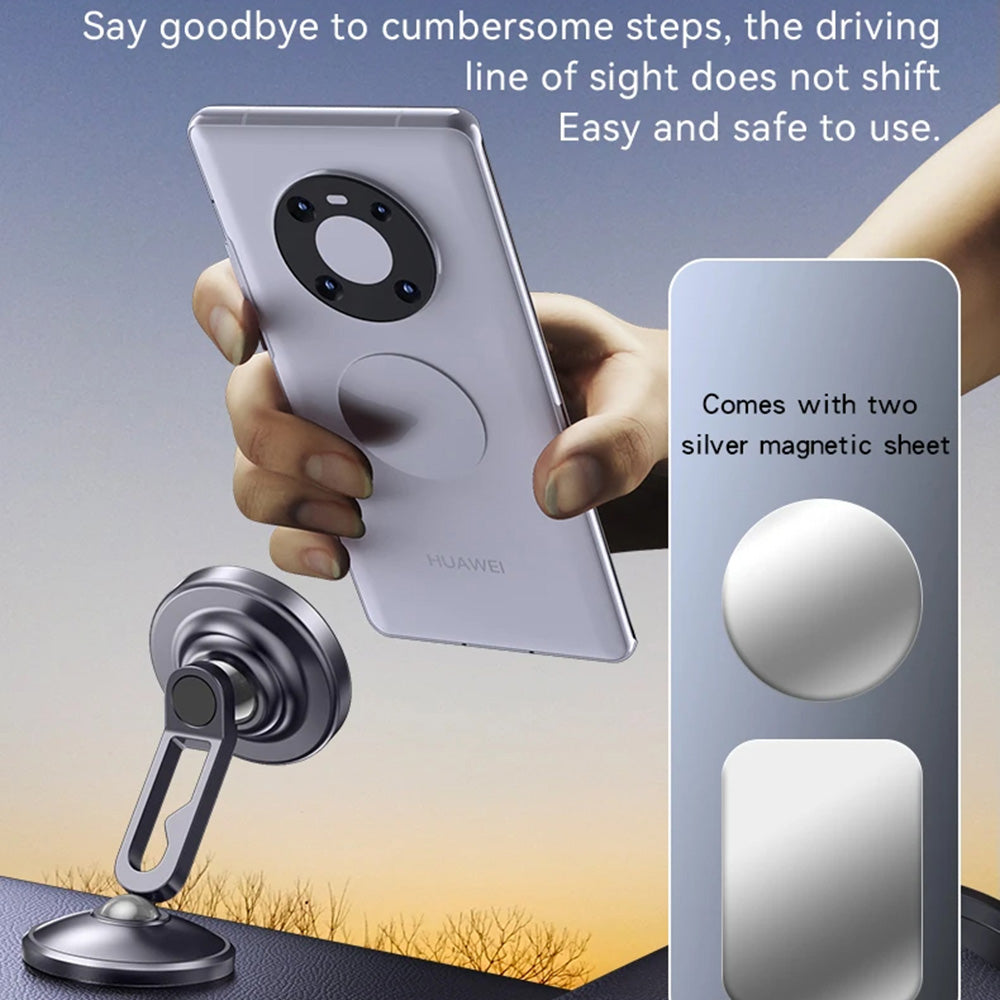 Magnetski auto nosač Yesido C210, Univerzalan, Crni