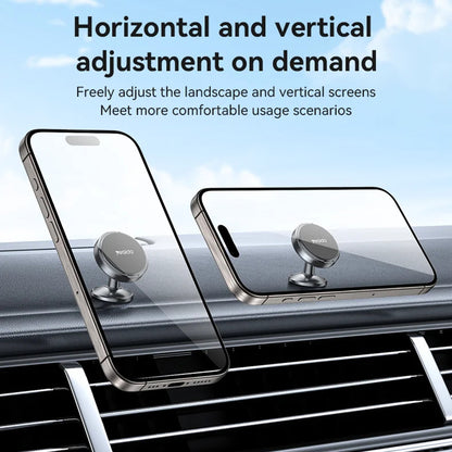 Magnetski auto nosač Yesido C215, Univerzalan, Crni