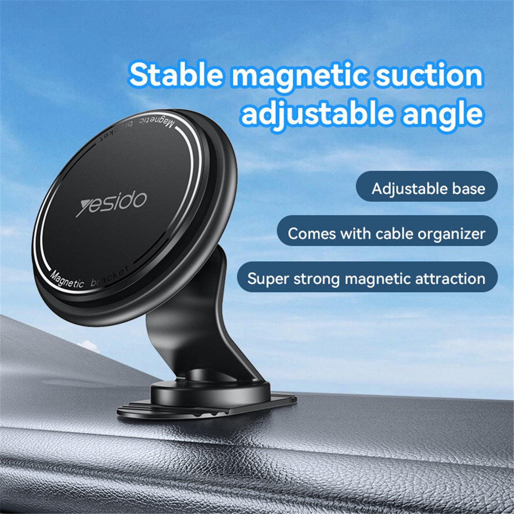 Magnetski auto nosač Yesido C220, Univerzalan, Crni