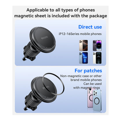 Auto nosač Magnetic Yesido C252, Univerzalan, Crni