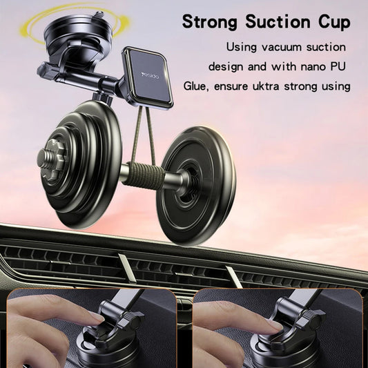 Magnetski auto nosač Yesido C263, Univerzalan, Crni