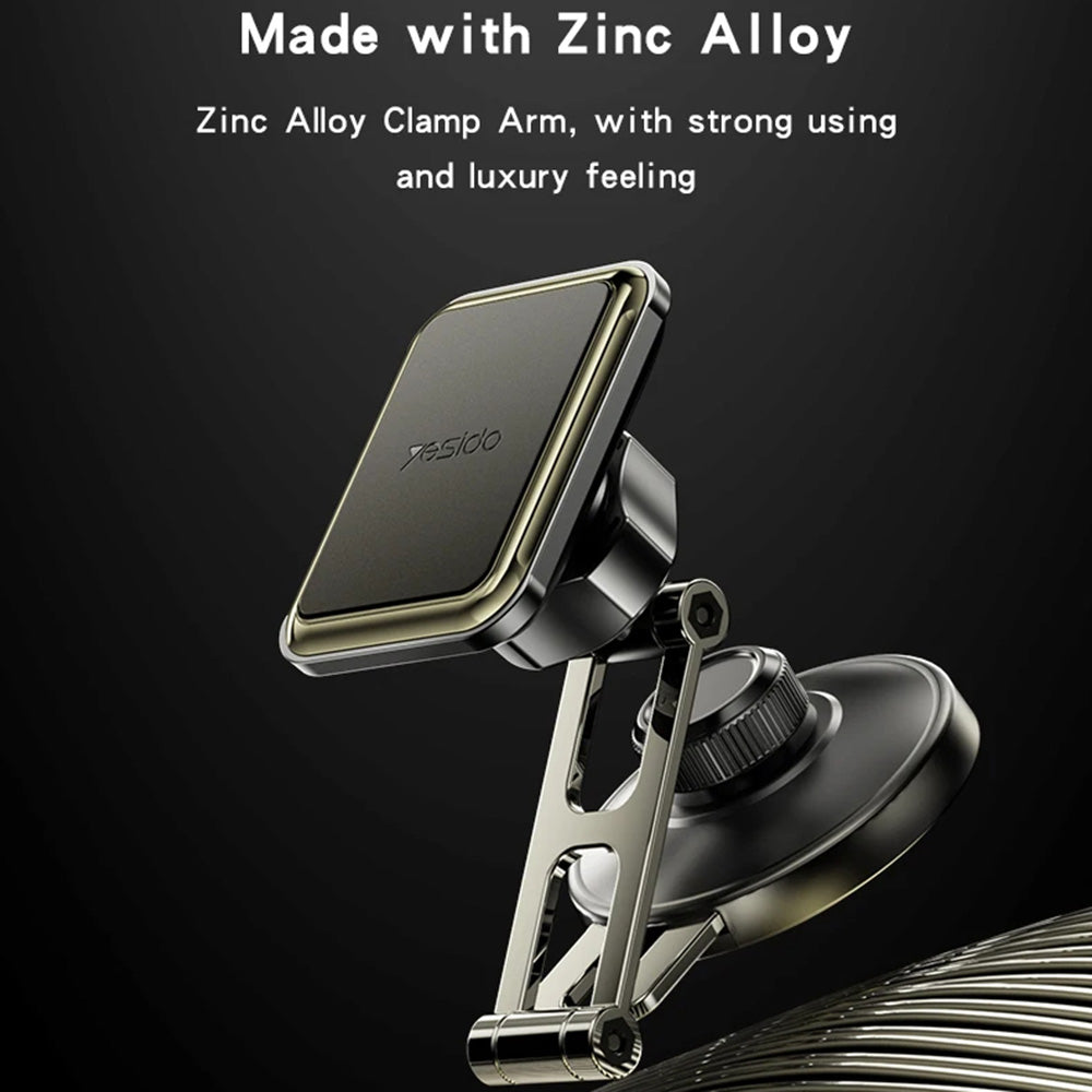 Magnetni auto nosač Yesido C264, Univerzalan, Crni