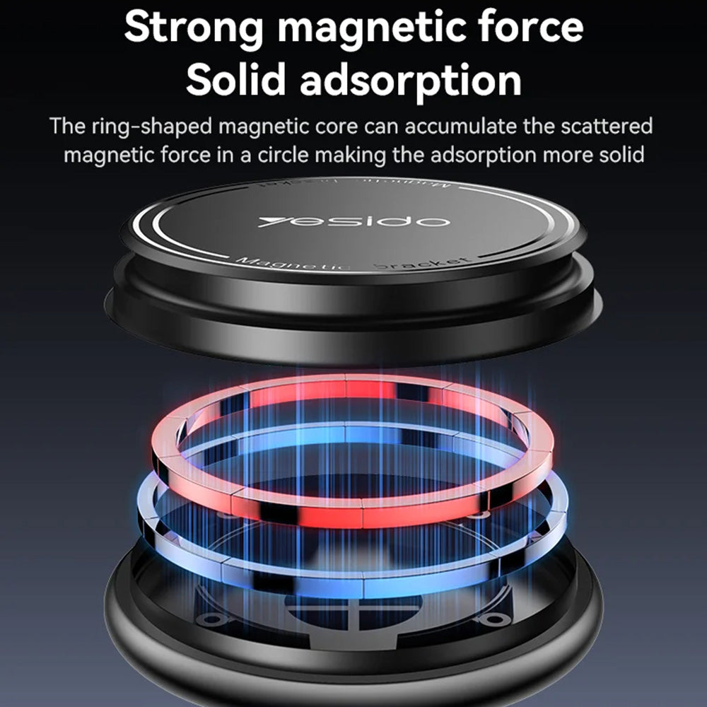 Magnetski auto nosač Yesido C269, Univerzalan, Crni