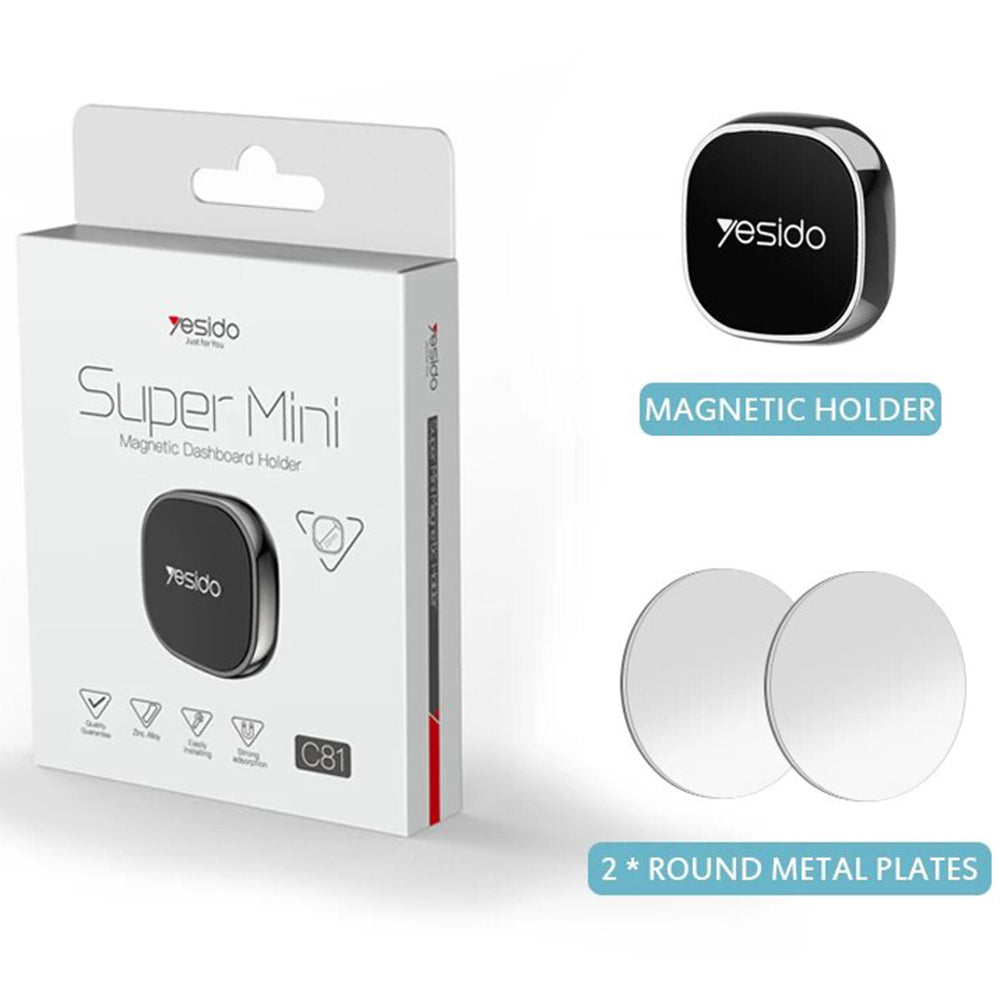 Auto magnetni nosač Yesido C81, Univerzalan, Sivi