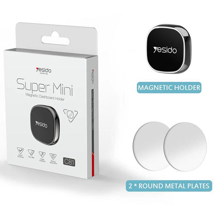 Auto magnetni nosač Yesido C81, Univerzalan, Sivi