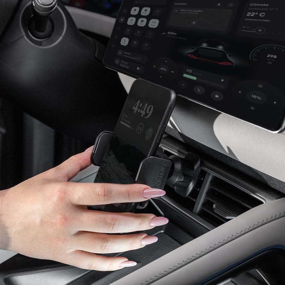 Auto nosač Proove Crystal Clamp Plus Vent, 4.7inch - 6.9inch, Crni CHCCP0000001