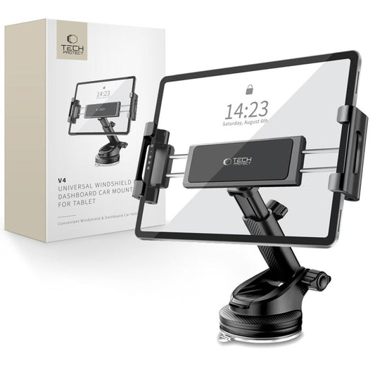 Auto nosač Tech-Protect V4 za tablet, 141mm - 280mm, Crna