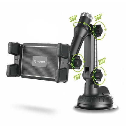 Auto nosač Techsuit ST1 za Telefon / Tablet, 4.7inch - 12.9inch, Crna