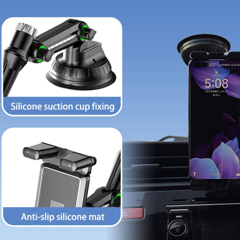 Auto nosač Techsuit ST1 za Telefon / Tablet, 4.7inch - 12.9inch, Crna