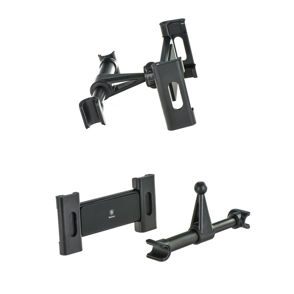 Baseus BackSeat držač za naslon za glavu za telefon / tablet, 4.7inch - 12.9inch, crni, obnovljeno SUHZ-01