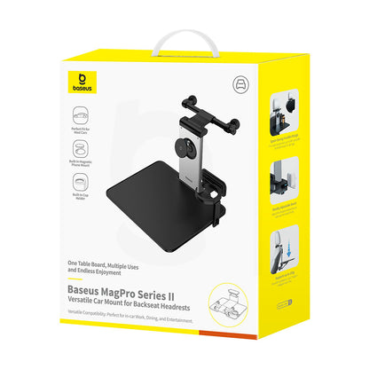 Auto nosač za naslon za glavu Baseus MagPro II, Univerzalan, Crni C40272901121-00