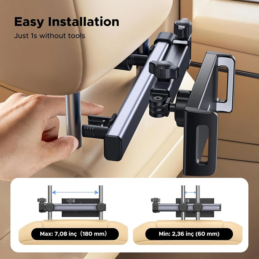 Auto nosač za naslon za glavu UGREEN LP904 (55443), 4.7inch - 9.8inch, Crni