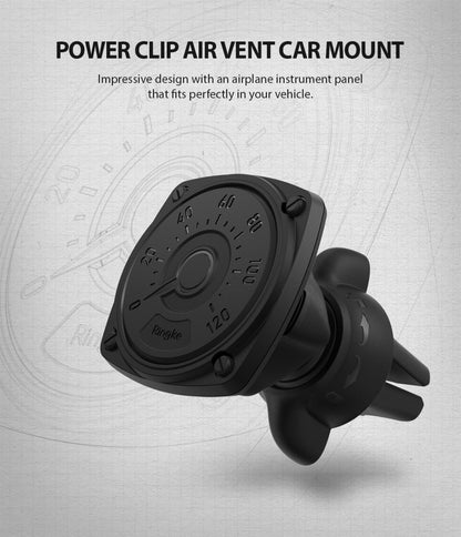Univerzalni magnetski auto držač Ringke Power Clip, crni