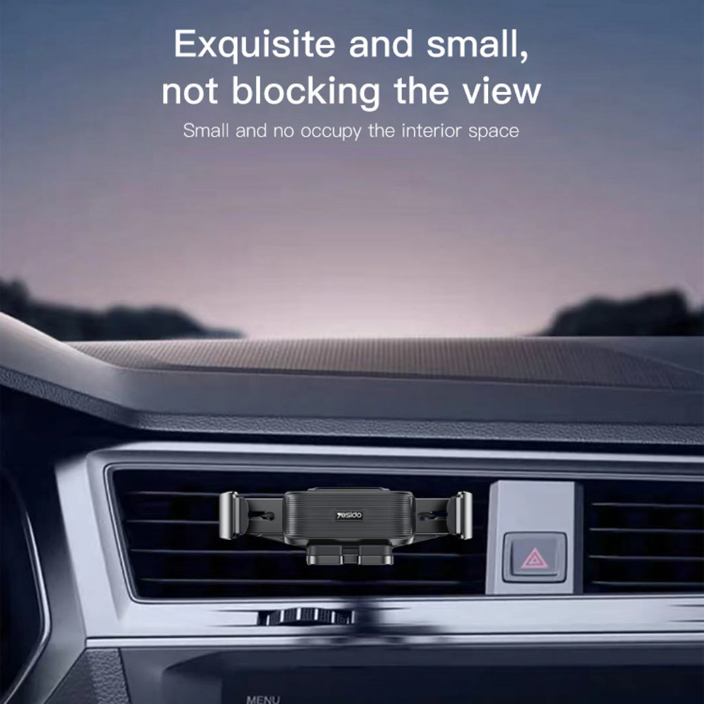 Auto nosač Yesido C166, 4.7inch - 7inch, Crni