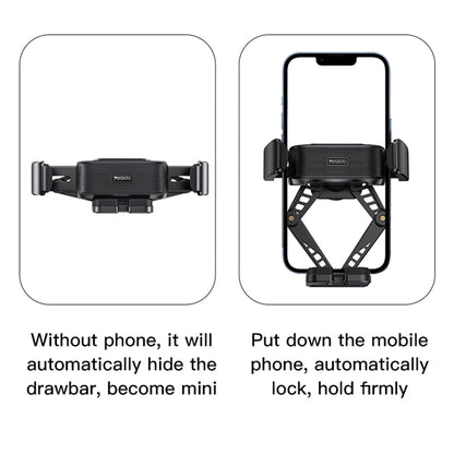 Auto nosač Yesido C166, 4.7inch - 7inch, Crni