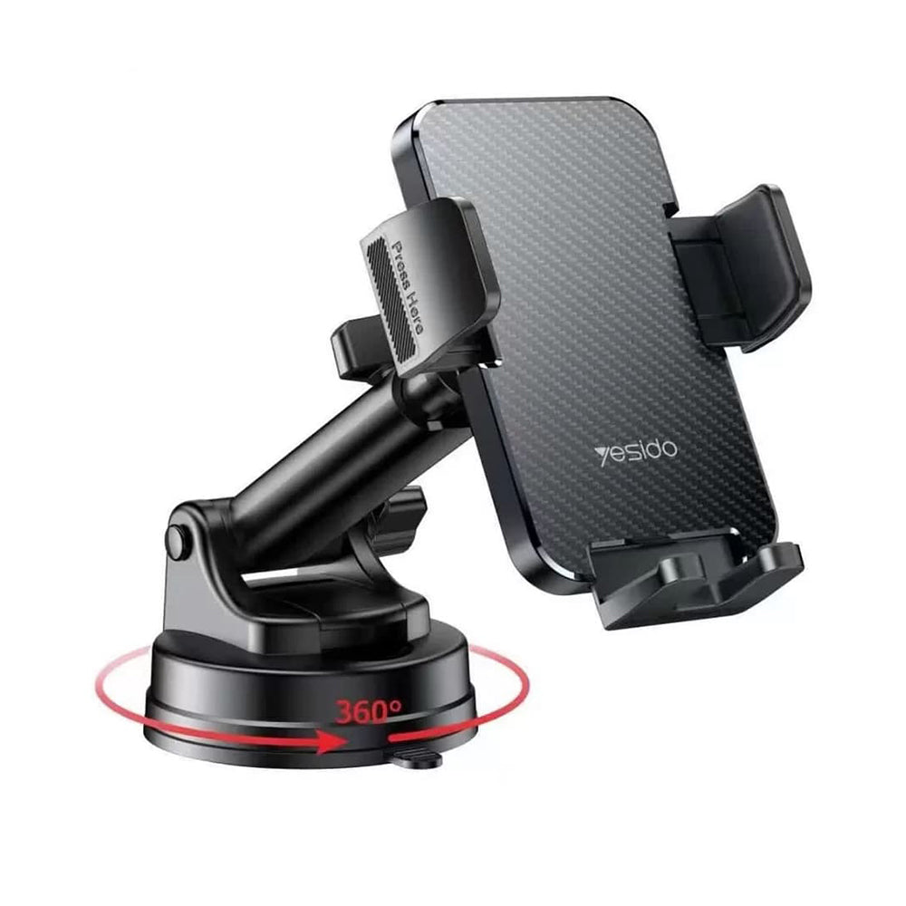 Auto nosač Yesido C173, 4.7inch - 7.2inch, Crni