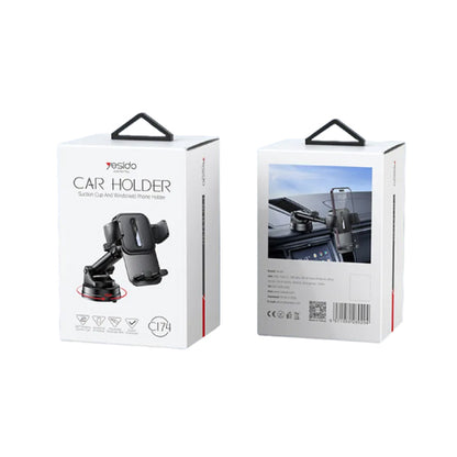 Auto nosač Yesido C174, 4inch - 6.7inch, Crni