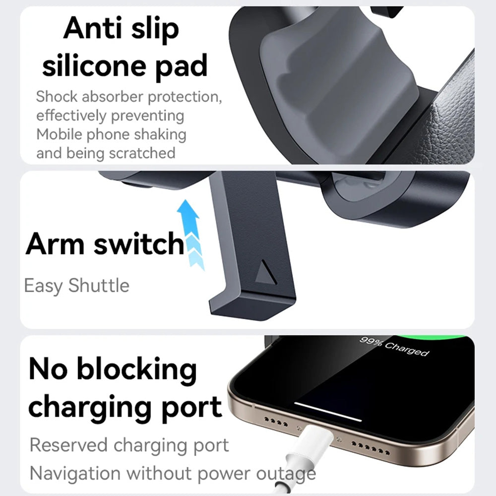 Auto nosač Yesido C240, Univerzalan, Crni