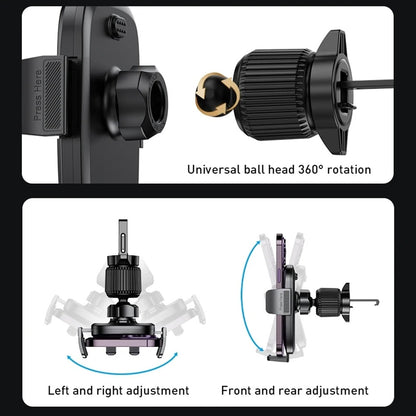 Auto nosač Yesido C241, 4.7inch - 7.2inch, Crni