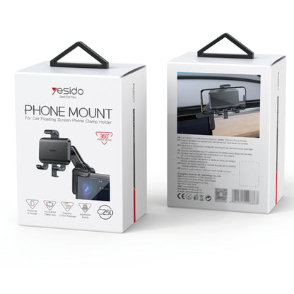 Auto nosač Yesido C250, 4.7inch - 6.8inch, Crni