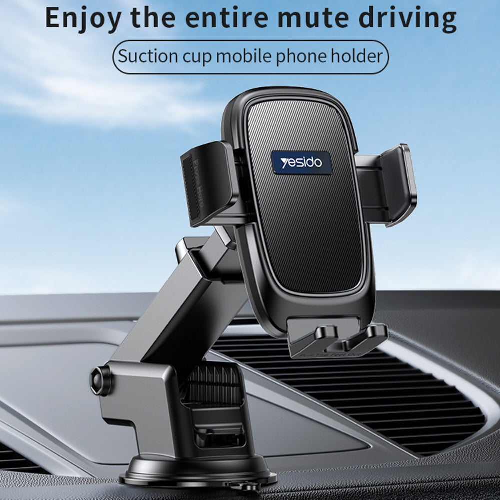 Auto nosač Yesido C262, 4.7inch - 7.2inch, Crni