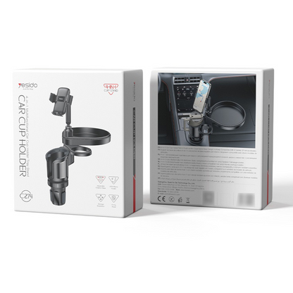 Auto držač Yesido C274, 4.7inch - 7.2inch, Crna, Obnovljeno