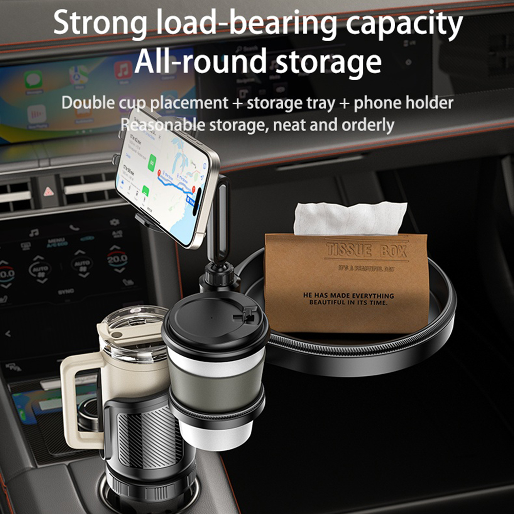Auto držač Yesido C274, 4.7inch - 7.2inch, Crna, Obnovljeno