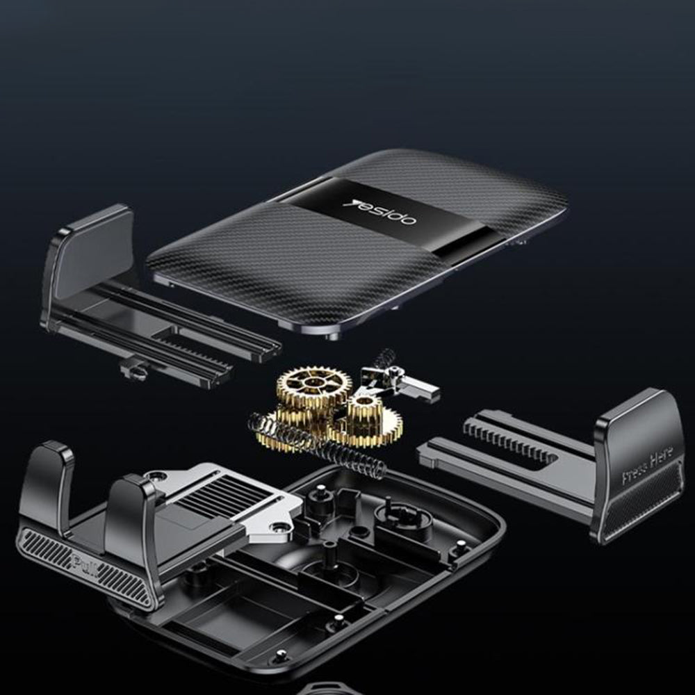 Auto nosač Yesido C275, 4.7inch - 7.2inch, Crni