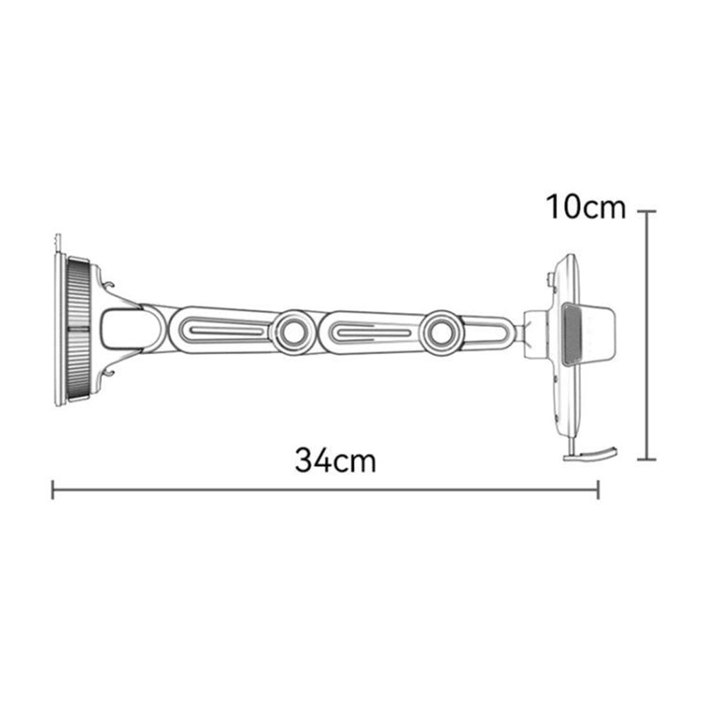 Auto nosač Yesido C275, 4.7inch - 7.2inch, Crni