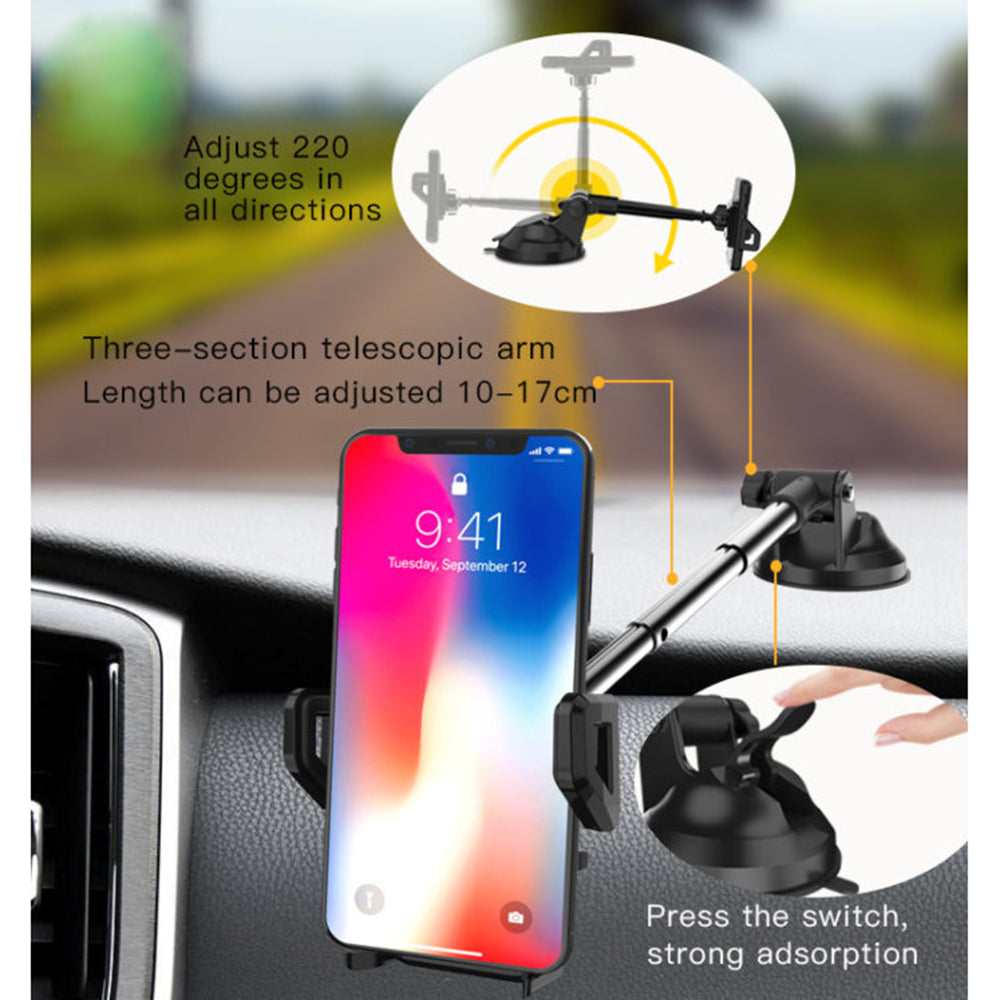 Auto nosač Yesido C40, Univerzalan, Crni