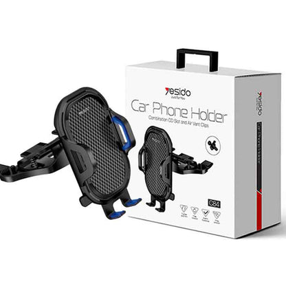 Auto nosač Yesido C84, 4.7inch - 7.4inch, Crni