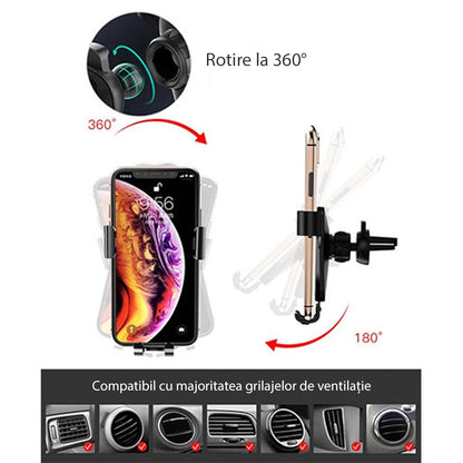 Auto nosač Yesido C87, Univerzalan, Crni