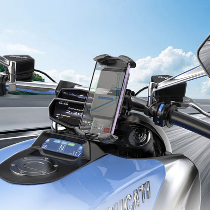 Nosiljka za bicikl Borofone BH105 Basalt, 4.7inch - 7inch, Crna